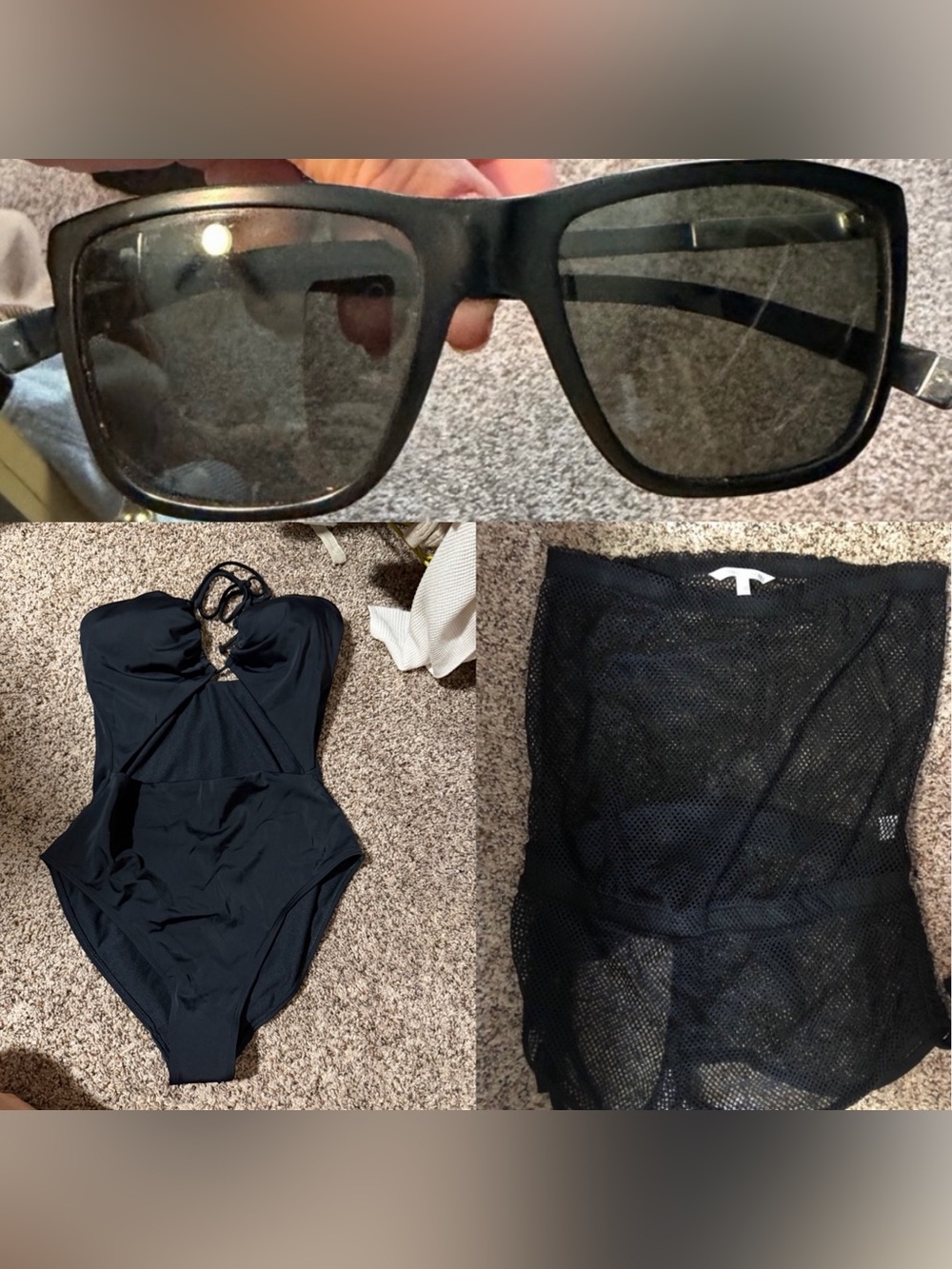 NWOT Boden Black One-Piece Swimsuit